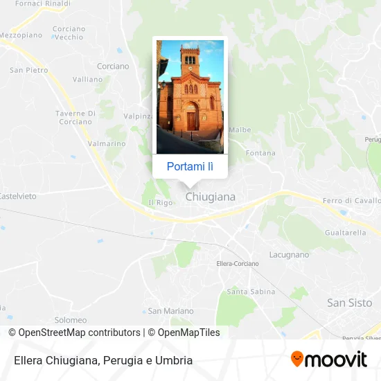 Mappa Ellera Chiugiana