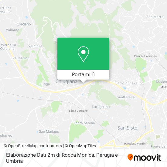 Mappa Elaborazione Dati 2m di Rocca Monica