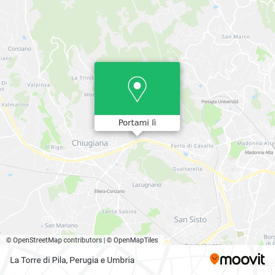 Mappa La Torre di Pila