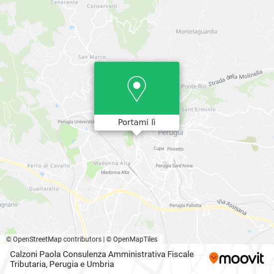 Mappa Calzoni Paola Consulenza Amministrativa Fiscale Tributaria