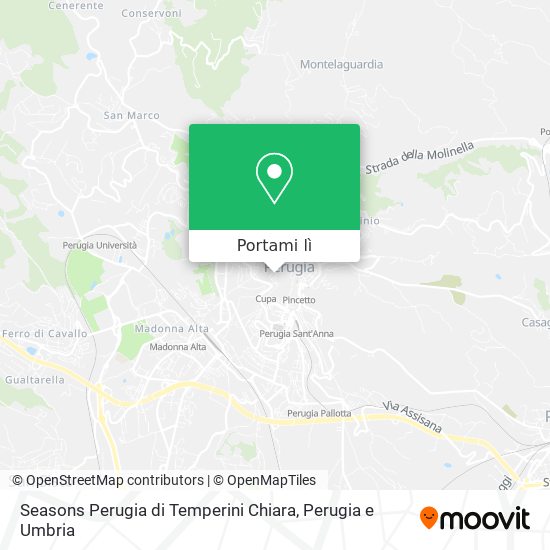 Mappa Seasons Perugia di Temperini Chiara