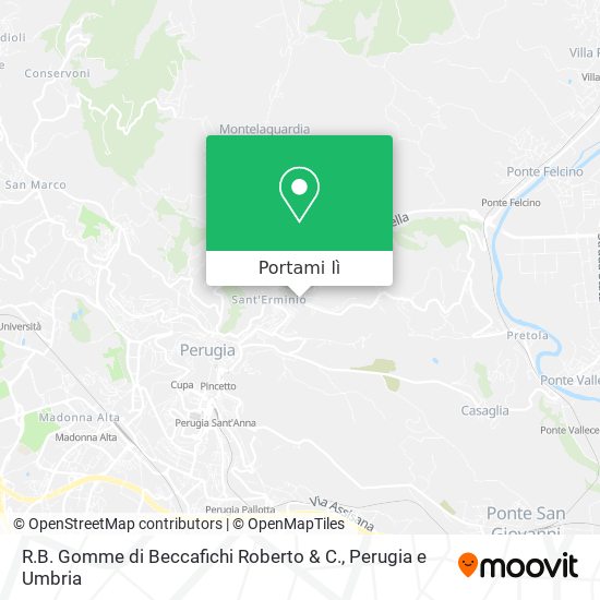 Mappa R.B. Gomme di Beccafichi Roberto & C.