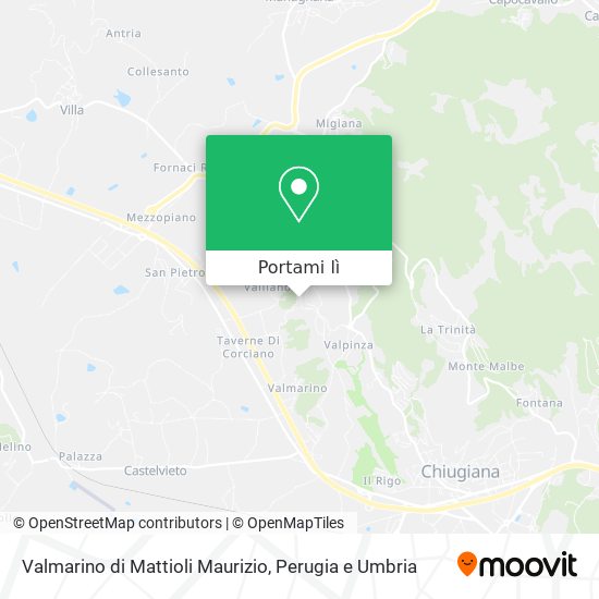 Mappa Valmarino di Mattioli Maurizio