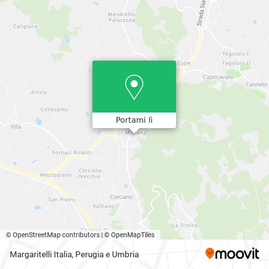 Mappa Margaritelli Italia