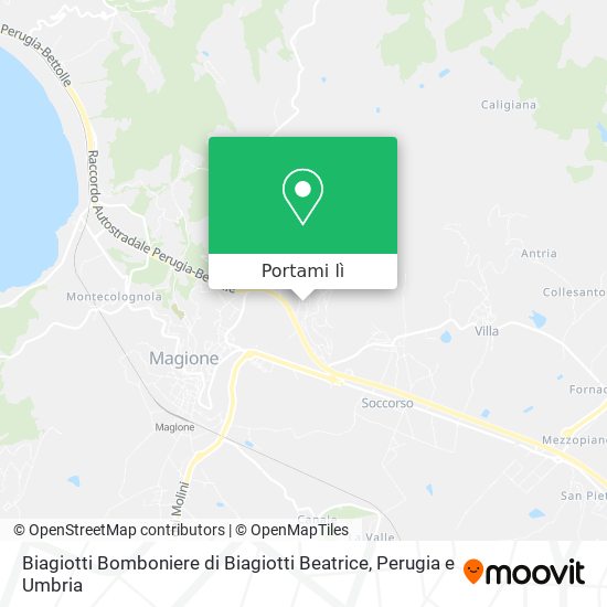 Mappa Biagiotti Bomboniere di Biagiotti Beatrice