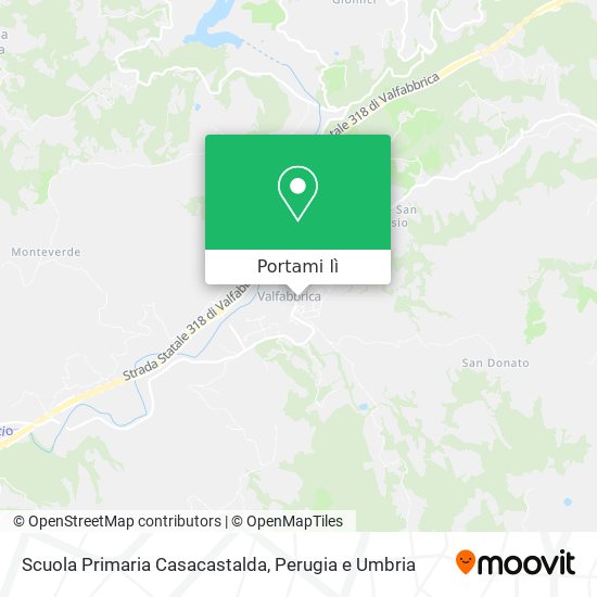 Mappa Scuola Primaria Casacastalda