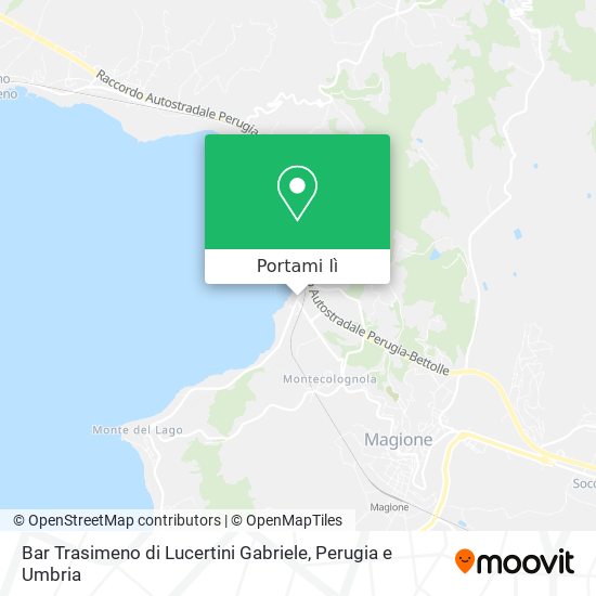 Mappa Bar Trasimeno di Lucertini Gabriele