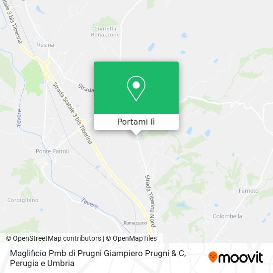 Mappa Maglificio Pmb di Prugni Giampiero Prugni & C