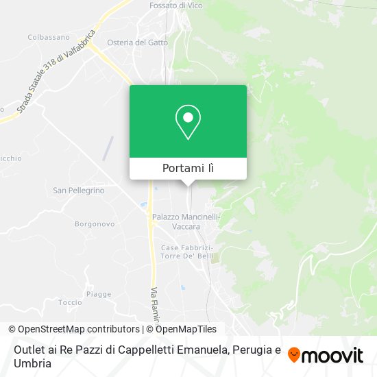 Mappa Outlet ai Re Pazzi di Cappelletti Emanuela