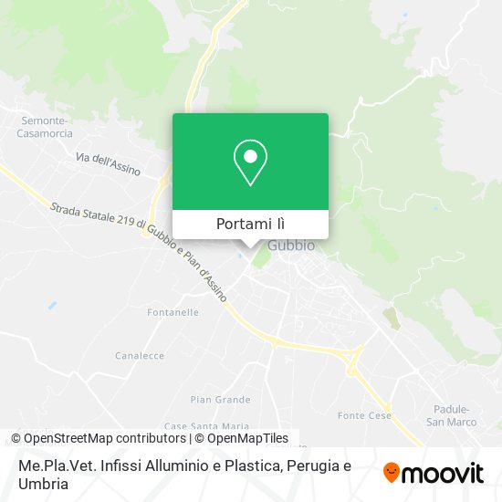 Mappa Me.Pla.Vet. Infissi Alluminio e Plastica