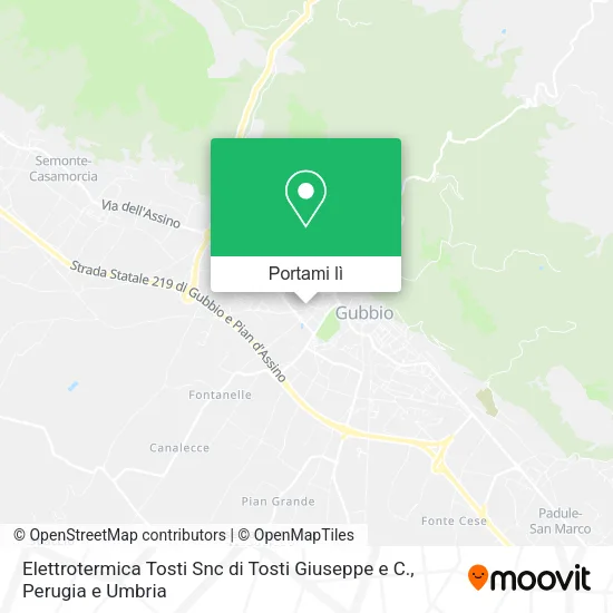 Mappa Elettrotermica Tosti Snc di Tosti Giuseppe e C.