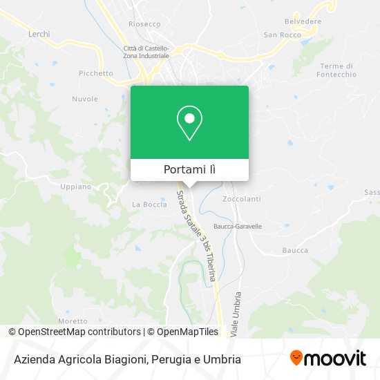 Mappa Azienda Agricola Biagioni