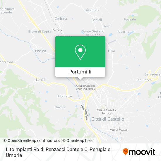 Mappa Litoimpianti Rb di Renzacci Dante e C