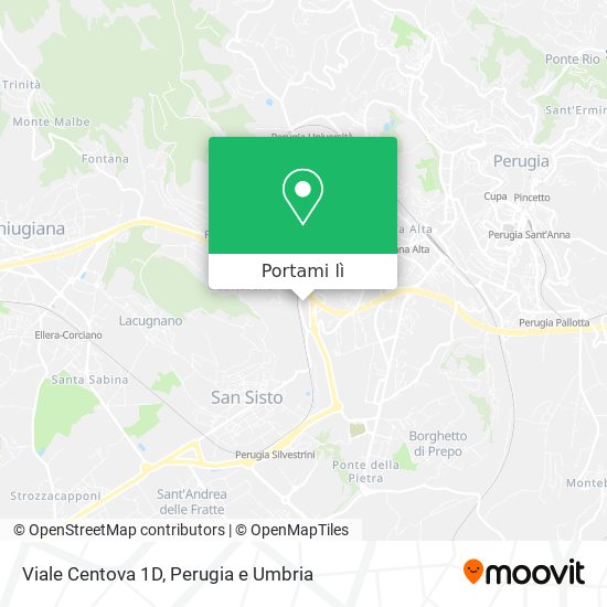 Mappa Viale Centova 1D