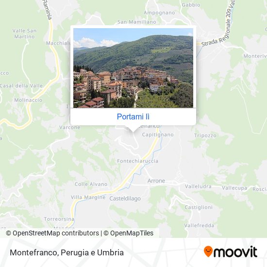 Mappa Montefranco