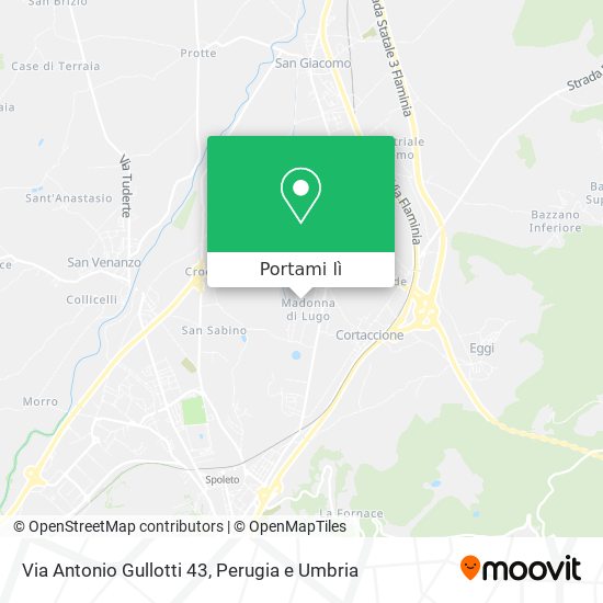 Mappa Via Antonio Gullotti 43