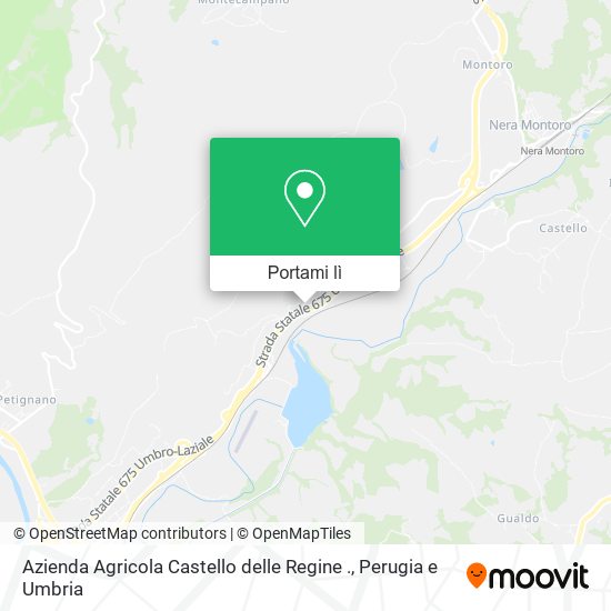 Mappa Azienda Agricola Castello delle Regine .