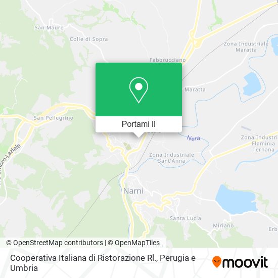 Mappa Cooperativa Italiana di Ristorazione Rl.