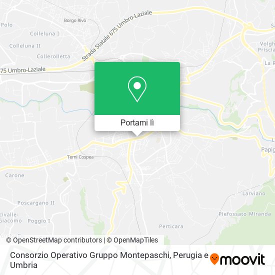 Mappa Consorzio Operativo Gruppo Montepaschi