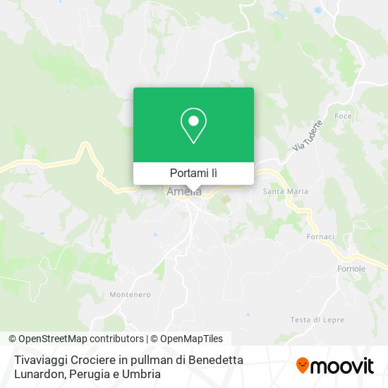 Mappa Tivaviaggi Crociere in pullman di Benedetta Lunardon