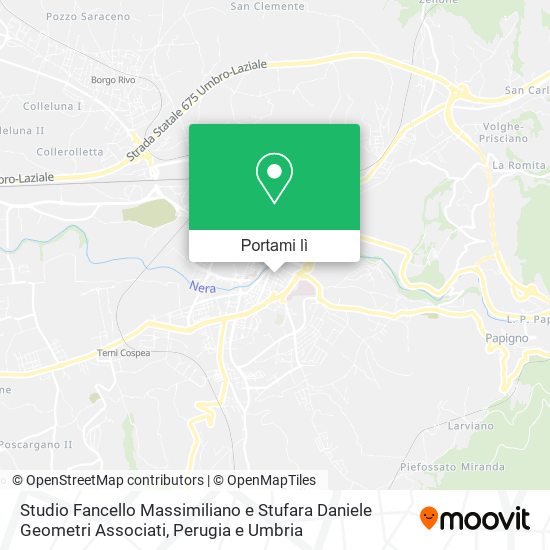Mappa Studio Fancello Massimiliano e Stufara Daniele Geometri Associati