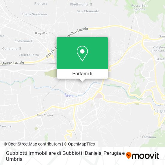 Mappa Gubbiotti Immobiliare di Gubbiotti Daniela