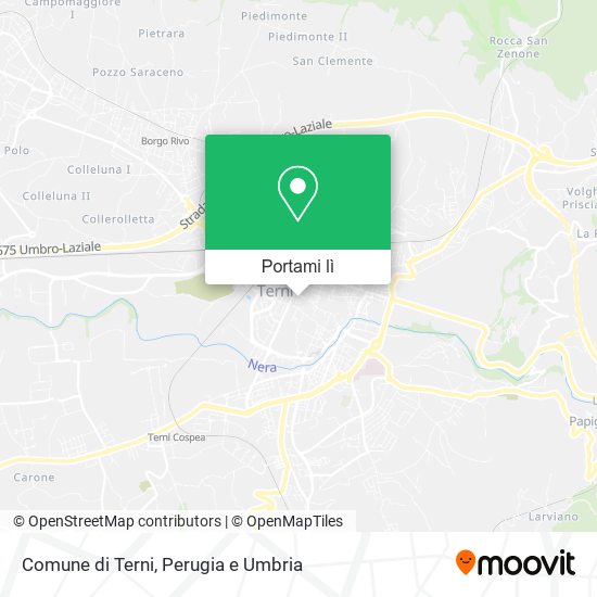 Mappa Comune di Terni