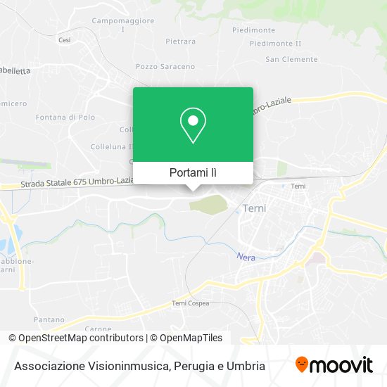 Mappa Associazione Visioninmusica