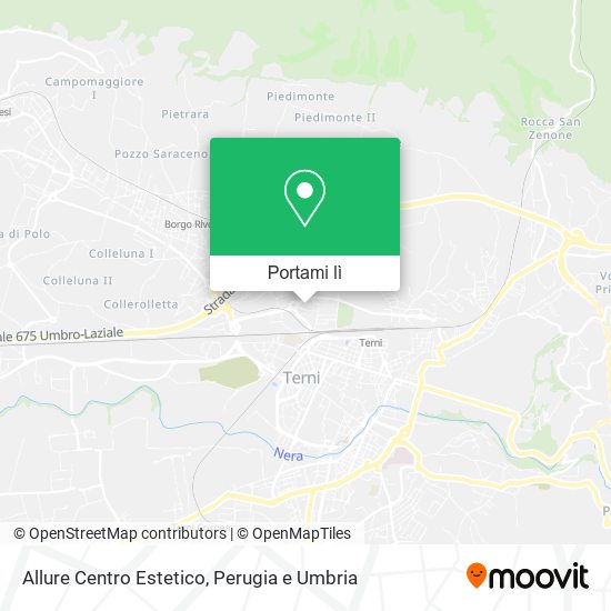 Mappa Allure Centro Estetico