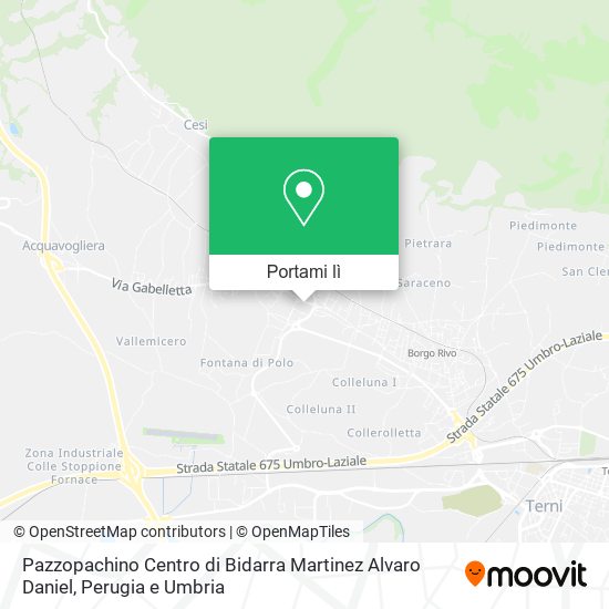 Mappa Pazzopachino Centro di Bidarra Martinez Alvaro Daniel