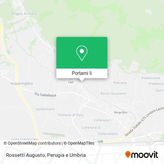 Mappa Rossetti Augusto