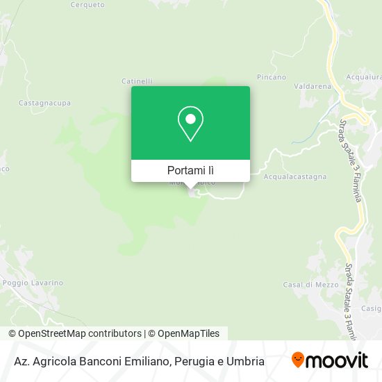 Mappa Az. Agricola Banconi Emiliano