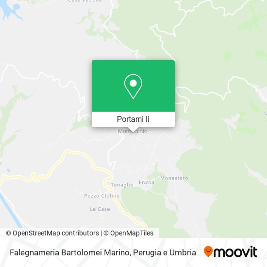Mappa Falegnameria Bartolomei Marino