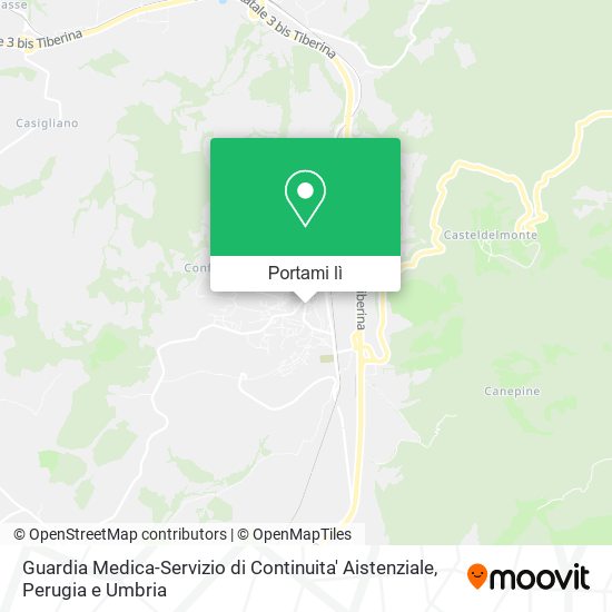 Mappa Guardia Medica-Servizio di Continuita' Aistenziale