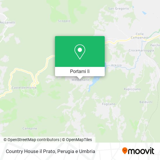 Mappa Country House il Prato