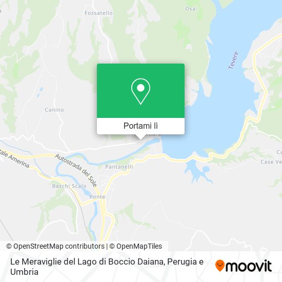 Mappa Le Meraviglie del Lago di Boccio Daiana