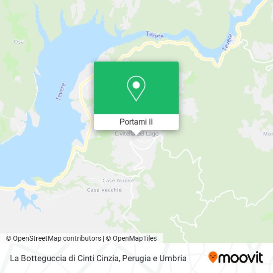 Mappa La Botteguccia di Cinti Cinzia