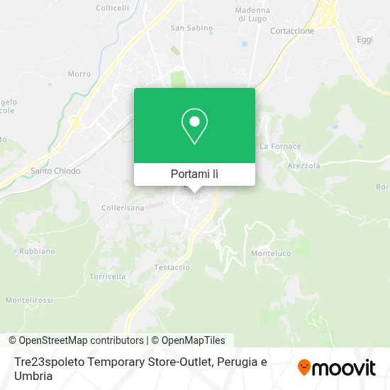 Mappa Tre23spoleto Temporary Store-Outlet
