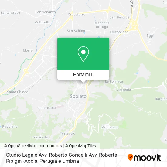 Mappa Studio Legale Avv. Roberto Coricelli-Avv. Roberta Ribigini-Aocia