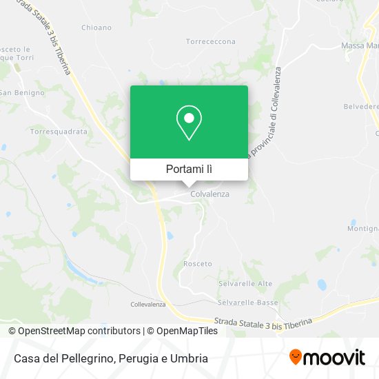 Mappa Casa del Pellegrino