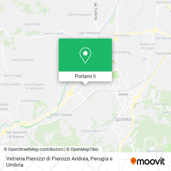 Mappa Vetreria Pierozzi di Pierozzi Andrea