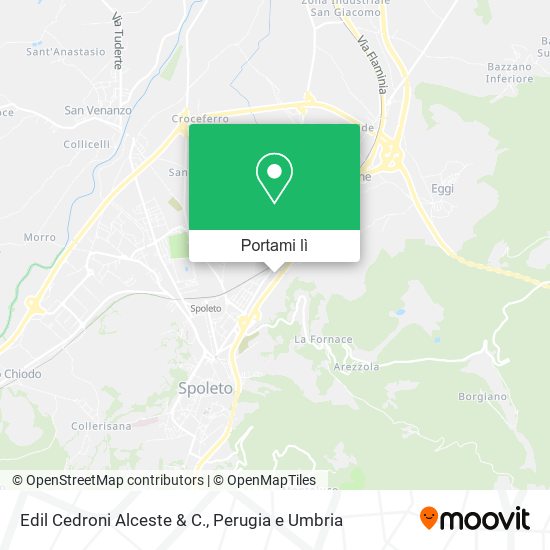 Mappa Edil Cedroni Alceste & C.