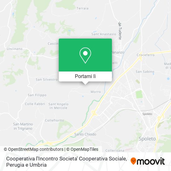 Mappa Cooperativa l'Incontro Societa' Cooperativa Sociale