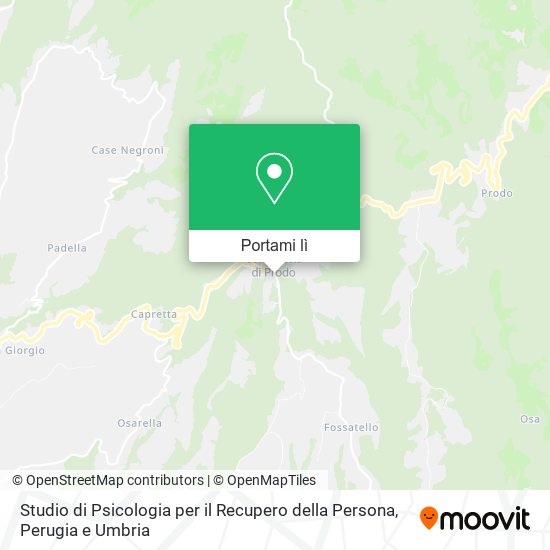 Mappa Studio di Psicologia per il Recupero della Persona