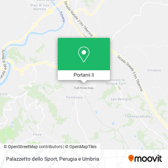 Mappa Palazzetto dello Sport