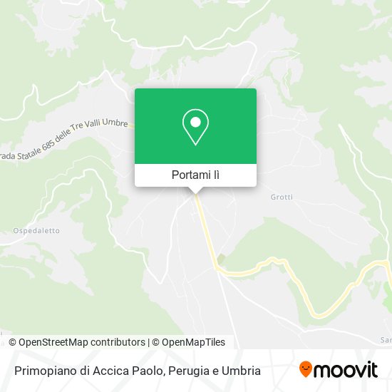 Mappa Primopiano di Accica Paolo