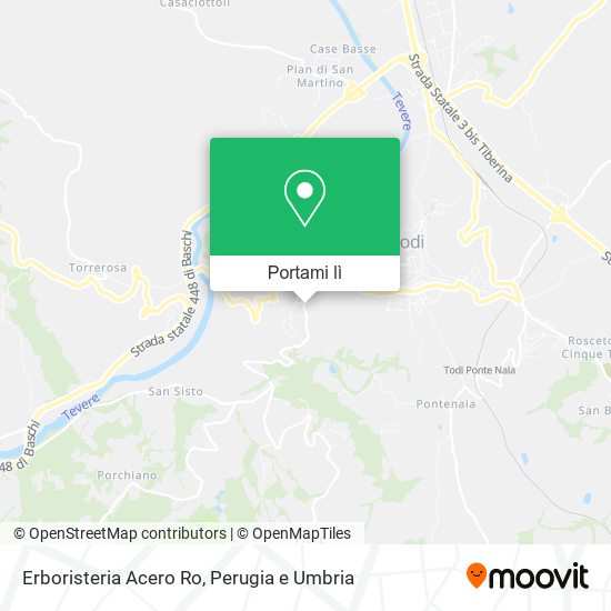 Mappa Erboristeria Acero Ro