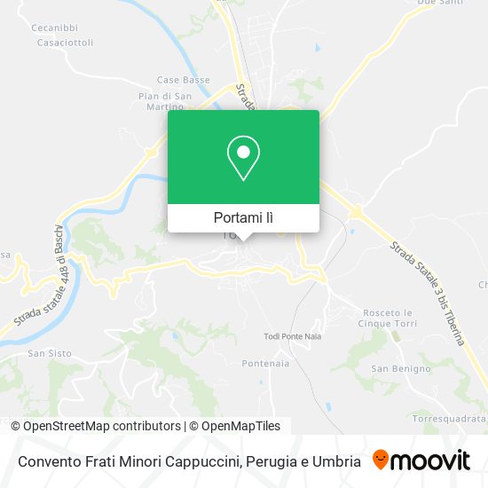 Mappa Convento Frati Minori Cappuccini