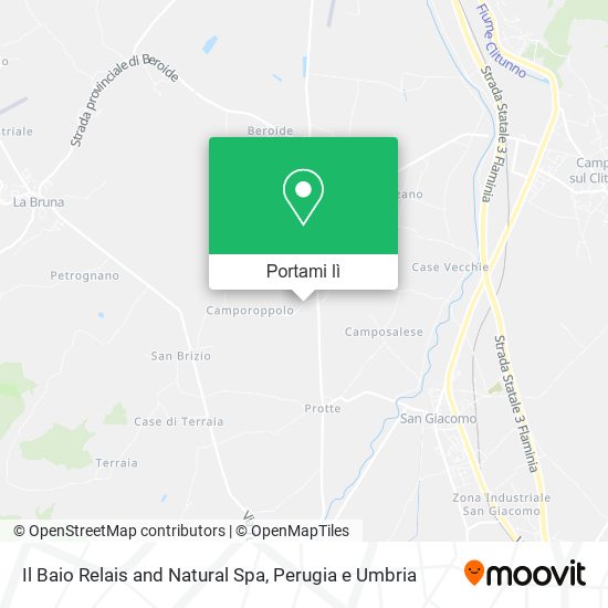 Mappa Il Baio Relais and Natural Spa