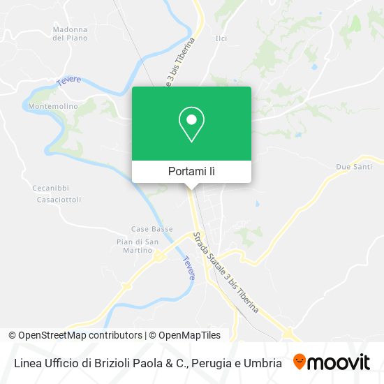 Mappa Linea Ufficio di Brizioli Paola & C.